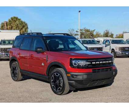2024 Ford Bronco Sport Outer Banks is a Red 2024 Ford Bronco Car for Sale in Sarasota FL