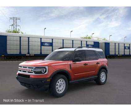 2024 Ford Bronco Sport Heritage is a Red 2024 Ford Bronco Car for Sale in Winder GA