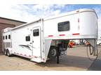 2013 Exiss Used 3 Horse Living Quarter w/ New Jack, Tires, ++ 3 horses