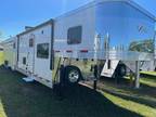 2023 Exiss Trailers 8' wide 14' lq with midtack and 16' stock area Stock