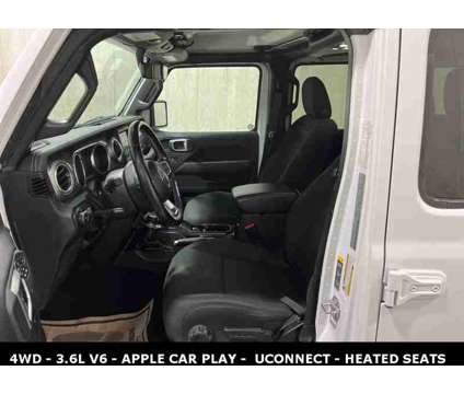 2022 Jeep Wrangler Unlimited Sahara HEATED SEATS is a White 2022 Jeep Wrangler Unlimited Sahara SUV in Saint Charles IL