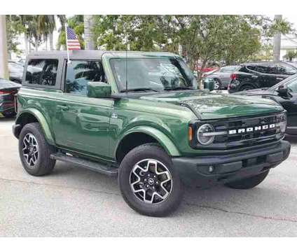 2022 Ford Bronco Outer Banks is a Green 2022 Ford Bronco SUV in Deerfield Beach FL
