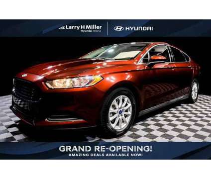 2015 Ford Fusion S is a Red 2015 Ford Fusion S Sedan in Peoria AZ