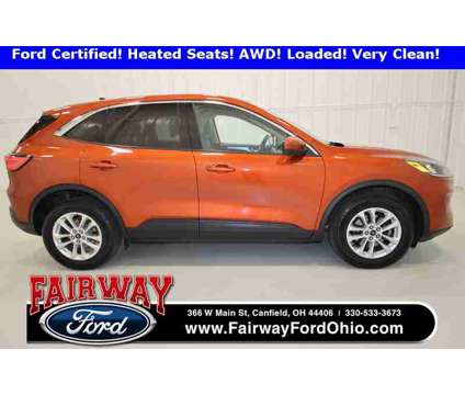 2020 Ford Escape SE is a Orange 2020 Ford Escape SE SUV in Canfield OH