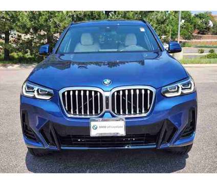 2024 BMW X3 xDrive30i is a Blue 2024 BMW X3 xDrive30i SUV in Loveland CO