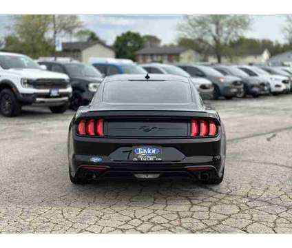 2023 Ford Mustang EcoBoost is a Black 2023 Ford Mustang EcoBoost Coupe in Manteno IL
