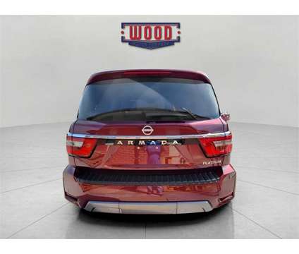 2023 Nissan Armada Platinum is a Red 2023 Nissan Armada Platinum SUV in Harrison AR