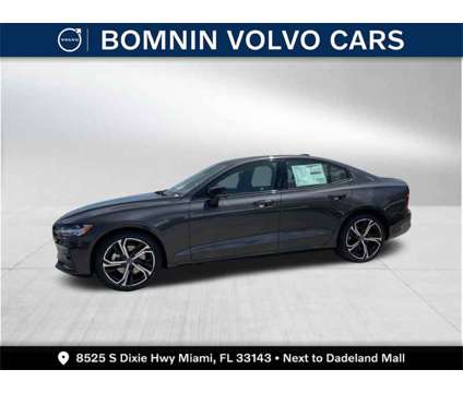 2024 Volvo S60 B5 Plus Dark Theme is a Grey, Silver 2024 Volvo S60 2.4 Trim Sedan in Miami FL