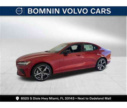 2024 Volvo S60 B5 Plus Dark Theme is a Red 2024 Volvo S60 2.4 Trim Sedan in Miami FL