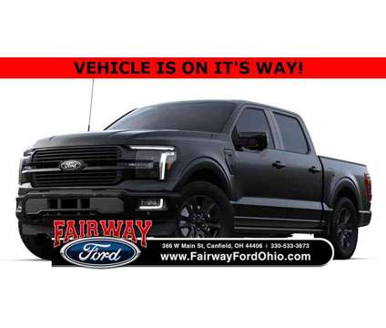 2024 Ford F-150 Platinum is a Black 2024 Ford F-150 Platinum Truck in Canfield OH