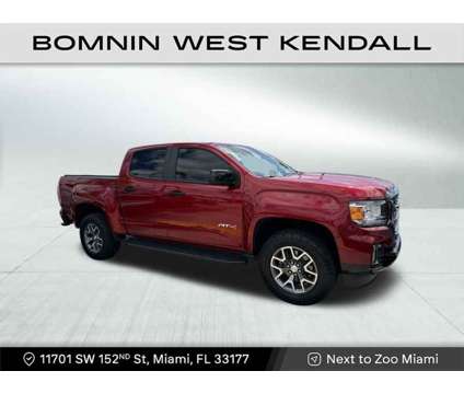 2021 GMC Canyon AT4 w/Leather is a Red 2021 GMC Canyon Truck in Miami FL