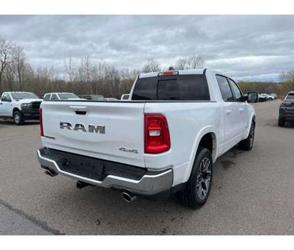 2025 Ram 1500 Laramie is a White 2025 RAM 1500 Model Laramie Truck in Oswego NY