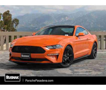 2020 Ford Mustang EcoBoost is a Orange 2020 Ford Mustang EcoBoost Coupe in Pasadena CA