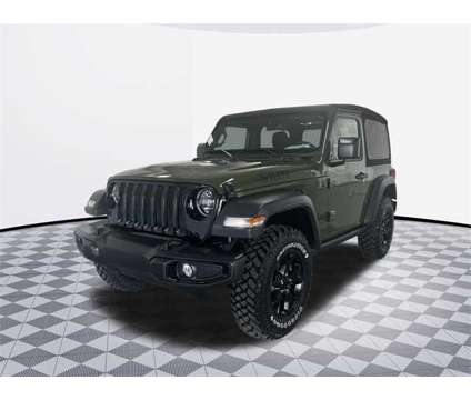 2023 Jeep Wrangler Willys Wheeler is a Green 2023 Jeep Wrangler SUV in Owings Mills MD
