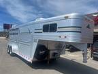 1998 Elite 3-Horse Gooseneck Pull Trailer 3 horses