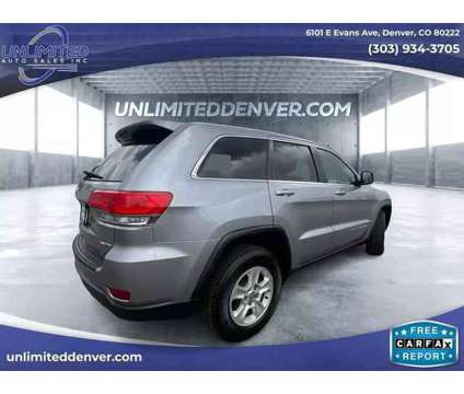 2014 Jeep Grand Cherokee for sale is a Silver 2014 Jeep grand cherokee Car for Sale in Denver CO