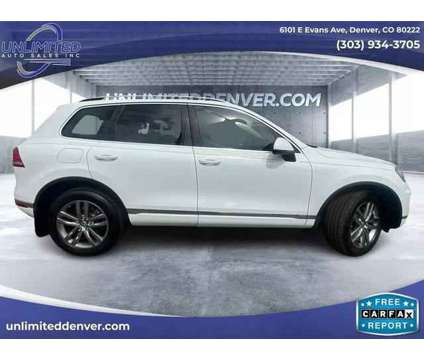 2016 Volkswagen Touareg for sale is a White 2016 Volkswagen Touareg Car for Sale in Denver CO