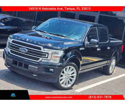 2018 Ford F150 SuperCrew Cab for sale is a Black 2018 Ford F-150 SuperCrew Car for Sale in Tampa FL