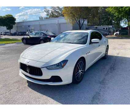 2015 Maserati Ghibli for sale is a White 2015 Maserati Ghibli Car for Sale in Hallandale Beach FL