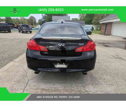 2015 INFINITI Q40 for sale is a Black 2015 Infiniti Q40 Car for Sale in Perry OH