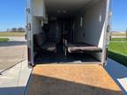 used V nose motorcycle cargo trailer