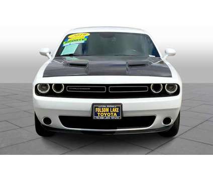 2019UsedDodgeUsedChallengerUsedRWD is a White 2019 Dodge Challenger Car for Sale in Folsom CA