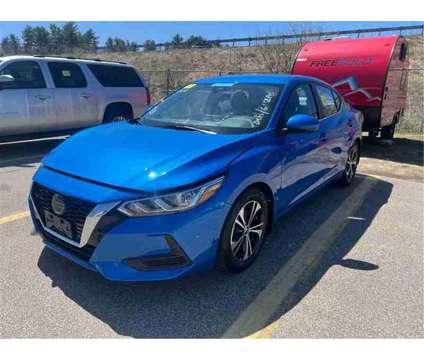 Used 2022 NISSAN SENTRA For Sale is a Blue 2022 Nissan Sentra 1.8 Trim Car for Sale in Tyngsboro MA