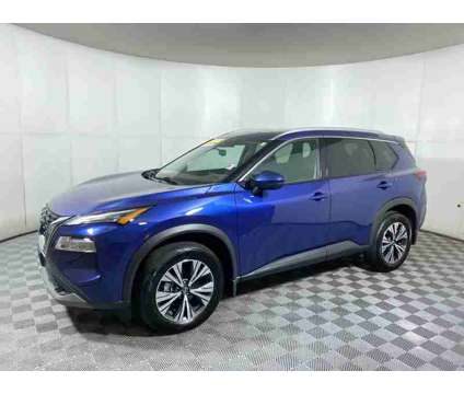 2021UsedNissanUsedRogueUsedAWD is a Blue 2021 Nissan Rogue Car for Sale in Franklin IN