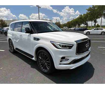 2024UsedINFINITIUsedQX80UsedAWD is a White 2024 Infiniti QX80 Car for Sale in Sanford FL