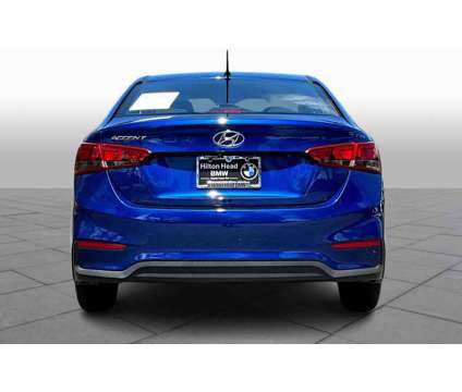 2018UsedHyundaiUsedAccentUsedSedan Auto is a Blue 2018 Hyundai Accent Car for Sale in Bluffton SC