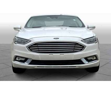 2017UsedFordUsedFusionUsedFWD is a Silver, White 2017 Ford Fusion Car for Sale in Houston TX