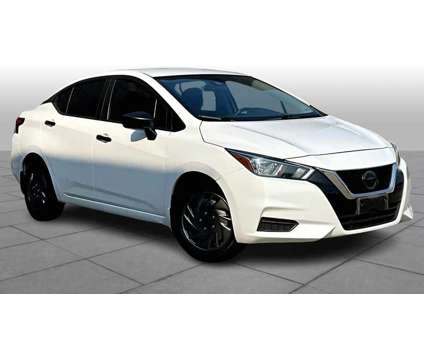 2020UsedNissanUsedVersaUsedCVT is a White 2020 Nissan Versa Car for Sale in Stafford TX