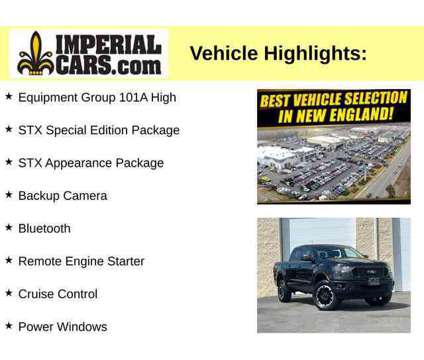 2021UsedFordUsedRangerUsed4WD SuperCrew 5 Box is a Black 2021 Ford Ranger XL Truck in Mendon MA