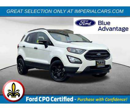 2022UsedFordUsedEcoSportUsed4WD is a White 2022 Ford EcoSport SES SUV in Mendon MA