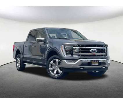2022UsedFordUsedF-150 is a Grey 2022 Ford F-150 Lariat Truck in Mendon MA