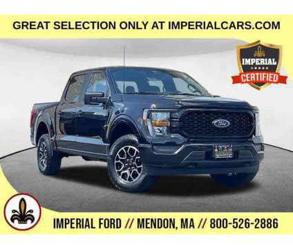 2023UsedFordUsedF-150Used4WD SuperCrew 5.5 Box is a Black 2023 Ford F-150 Car for Sale in Mendon MA