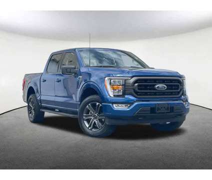 2022UsedFordUsedF-150Used4WD SuperCrew 5.5 Box is a Blue 2022 Ford F-150 XLT Car for Sale in Mendon MA