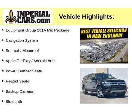 2022UsedFordUsedExpedition MaxUsed4x4 is a Black 2022 Ford Expedition Limited Car for Sale in Mendon MA
