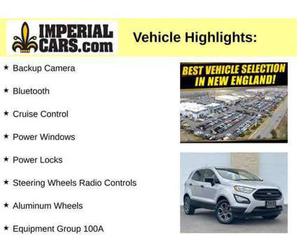 2022UsedFordUsedEcoSportUsed4WD is a Silver 2022 Ford EcoSport S Car for Sale in Mendon MA