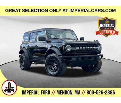 2022UsedFordUsedBroncoUsed4 Door Advanced 4x4 is a Black 2022 Ford Bronco Car for Sale in Mendon MA