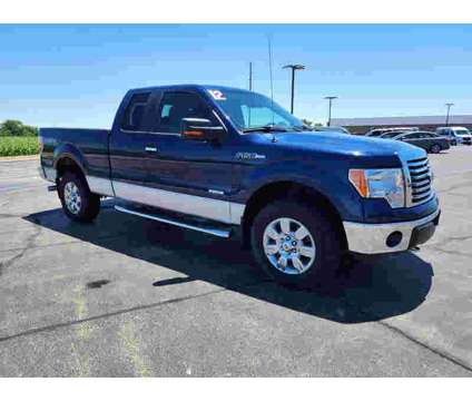 2012UsedFordUsedF-150Used4WD SuperCab 145 is a Blue, Silver 2012 Ford F-150 Car for Sale in Watseka IL