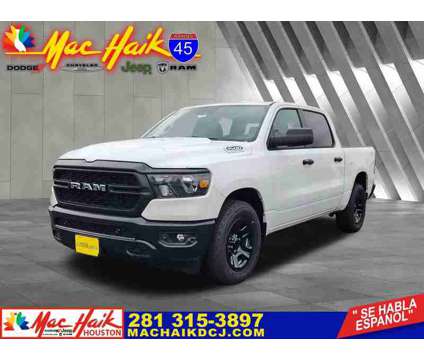 2023NewRamNew1500New4x2 Crew Cab 57 Box is a White 2023 RAM 1500 Model Car for Sale in Houston TX