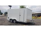 2024 ATC Trailers 7 X 16 ALL Aluminum Cargo Motorcycle Trailer New