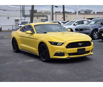 2017 Ford Mustang V6 is a Yellow 2017 Ford Mustang V6 Car for Sale in Houston TX