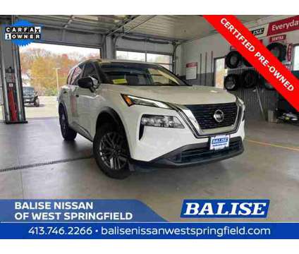2021 Nissan Rogue S is a White 2021 Nissan Rogue S Car for Sale in West Springfield MA