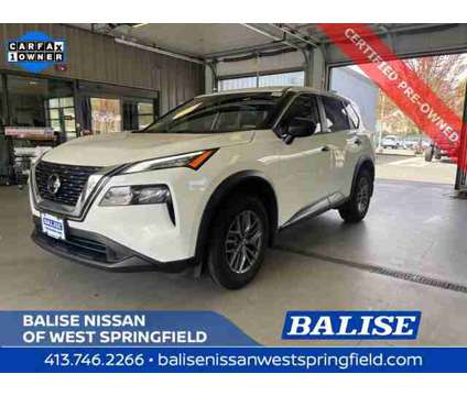 2021 Nissan Rogue S is a White 2021 Nissan Rogue S Car for Sale in West Springfield MA