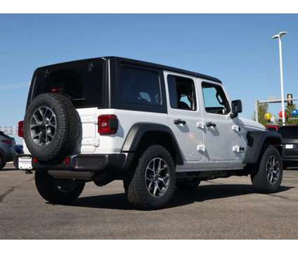 2024 Jeep Wrangler Sport S is a White 2024 Jeep Wrangler Sport Car for Sale in Rockford IL
