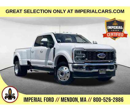 2023 Ford Super Duty F-450 DRW LARIAT is a White 2023 Ford Car for Sale in Mendon MA