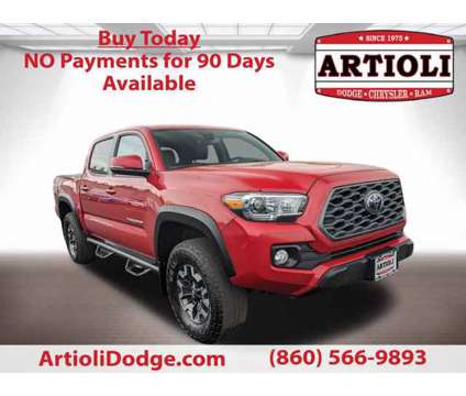 2022 Toyota Tacoma 4WD TRD Off-Road is a Red 2022 Toyota Tacoma Car for Sale in Enfield CT