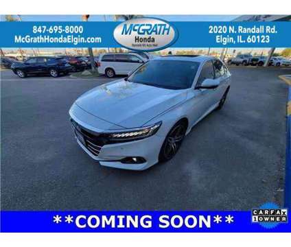 2022 Honda Accord Touring 2.0T is a Silver, White 2022 Honda Accord Touring Car for Sale in Elgin IL